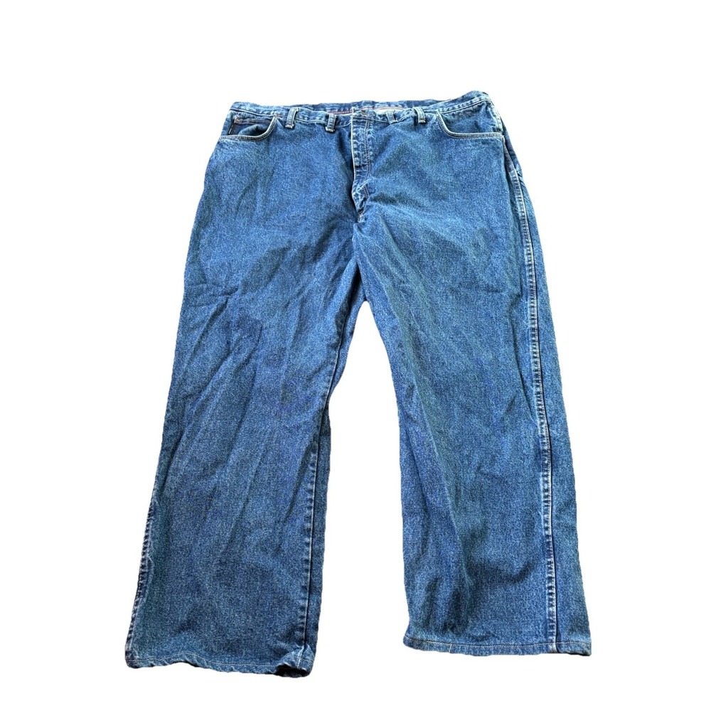 Bulwark FR Cat2 2112 Mens 48x30 Work Pants Relaxed Denim Blue‎ Jeans